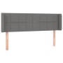 Cabecero con LED de tela gris oscuro 147x16x78/88 cm de vidaXL, Cabeceros y pies de cama - Ref: Foro24-3123235, Precio: 79,76...