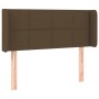 Cabecero con LED de tela marrón oscuro 93x16x78/88 cm de vidaXL, Cabeceros y pies de cama - Ref: Foro24-3123221, Precio: 52,7...