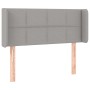 Cabecero con LED de tela gris claro 103x16x78/88 cm de vidaXL, Cabeceros y pies de cama - Ref: Foro24-3123226, Precio: 54,66 ...