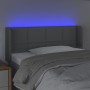 Cabecero con LED de tela gris claro 103x16x78/88 cm de vidaXL, Cabeceros y pies de cama - Ref: Foro24-3123226, Precio: 54,66 ...