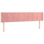 Cabecero con LED de terciopelo rosa 183x16x78/88 cm de vidaXL, Cabeceros y pies de cama - Ref: Foro24-3123301, Precio: 75,63 ...