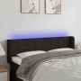 Cabecero con LED de tela negro 147x16x78/88 cm de vidaXL, Cabeceros y pies de cama - Ref: Foro24-3123236, Precio: 70,76 €, De...