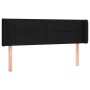 Cabecero con LED de tela negro 147x16x78/88 cm de vidaXL, Cabeceros y pies de cama - Ref: Foro24-3123236, Precio: 70,76 €, De...