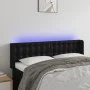 Headboard with LED black synthetic leather 147x16x78/88 cm by vidaXL, Headboards and footboards - Ref: Foro24-3123326, Price:...