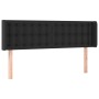 Cabecero con LED cuero sintético negro 147x16x78/88 cm de vidaXL, Cabeceros y pies de cama - Ref: Foro24-3123326, Precio: 74,...