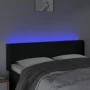 Black velvet headboard with LED 147x16x78/88 cm by vidaXL, Headboards and footboards - Ref: Foro24-3123286, Price: 85,44 €, D...