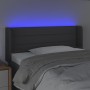 Cabecero con LED de tela gris oscuro 83x16x78/88 cm de vidaXL, Cabeceros y pies de cama - Ref: Foro24-3123351, Precio: 53,39 ...