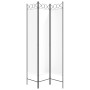 Biombo divisor de 3 paneles de tela blanco 120x200 cm de vidaXL, Divisores de ambientes - Ref: Foro24-350146, Precio: 35,49 €...