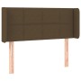 Cabecero con LED de tela marrón oscuro 83x16x78/88 cm de vidaXL, Cabeceros y pies de cama - Ref: Foro24-3123213, Precio: 51,9...
