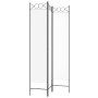 Biombo divisor de 3 paneles de tela blanco 120x200 cm de vidaXL, Divisores de ambientes - Ref: Foro24-350146, Precio: 35,49 €...