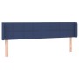Cabecero con LED de tela azul 163x16x78/88 cm de vidaXL, Cabeceros y pies de cama - Ref: Foro24-3123248, Precio: 69,02 €, Des...