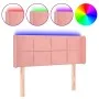 Cabecero con LED de terciopelo rosa 103x16x78/88 cm de vidaXL, Cabeceros y pies de cama - Ref: Foro24-3123283, Precio: 59,59 ...