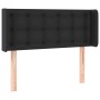 Cabecero con LED cuero sintético negro 83x16x78/88 cm de vidaXL, Cabeceros y pies de cama - Ref: Foro24-3123308, Precio: 44,8...