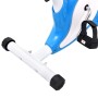Bicicleta estática con resistencia de cinta azul de vidaXL, Bicicletas estáticas - Ref: Foro24-92010, Precio: 114,22 €, Descu...