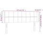 Cabecero con LED de terciopelo rosa 147x16x78/88 cm de vidaXL, Cabeceros y pies de cama - Ref: Foro24-3123289, Precio: 70,88 ...