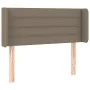 Kopfteil mit LED aus taupegrauem Stoff 83x16x78/88 cm von vidaXL, Kopf- und Fußteile - Ref: Foro24-3123354, Preis: 50,93 €, R...