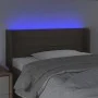 Kopfteil mit LED aus taupegrauem Stoff 83x16x78/88 cm von vidaXL, Kopf- und Fußteile - Ref: Foro24-3123354, Preis: 50,93 €, R...