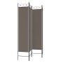 Biombo divisor de 4 paneles de tela gris antracita 160x200 cm de vidaXL, Divisores de ambientes - Ref: Foro24-350152, Precio:...