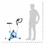 Bicicleta estática con resistencia de cinta azul de vidaXL, Bicicletas estáticas - Ref: Foro24-92010, Precio: 114,22 €, Descu...