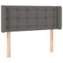 Headboard with LED gray synthetic leather 83x16x78/88 cm by vidaXL, Headboards and footboards - Ref: Foro24-3123312, Price: 6...
