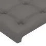 Headboard with LED gray synthetic leather 83x16x78/88 cm by vidaXL, Headboards and footboards - Ref: Foro24-3123312, Price: 6...