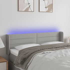 Cabecero con LED de tela gris claro 147x16x78/88 cm de vidaXL, Cabeceros y pies de cama - Ref: Foro24-3123374, Precio: 78,70 ...