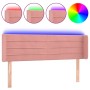 Cabecero con LED de terciopelo rosa 147x16x78/88 cm de vidaXL, Cabeceros y pies de cama - Ref: Foro24-3123429, Precio: 70,89 ...