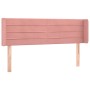 Cabecero con LED de terciopelo rosa 147x16x78/88 cm de vidaXL, Cabeceros y pies de cama - Ref: Foro24-3123429, Precio: 70,89 ...