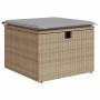 Conjunto de sofá de jardín 7 pcs beige y gris claro Poliratán en Sofás de exterior | Comprar online en Foru.es