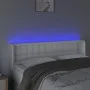 Kopfteil mit LED, weißem Kunstleder, 147 x 16 x 78/88 cm von vidaXL, Kopf- und Fußteile - Ref: Foro24-3123327, Preis: 81,75 €...