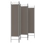 Biombo divisor de 5 paneles de tela gris antracita 200x200 cm de vidaXL, Divisores de ambientes - Ref: Foro24-350156, Precio:...