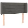 Dark gray velvet headboard with LED 93x16x78/88 cm by vidaXL, Headboards and footboards - Ref: Foro24-3123413, Price: 58,96 €...