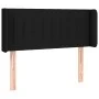 Black fabric headboard with LED 103x16x78/88 cm by vidaXL, Headboards and footboards - Ref: Foro24-3123466, Price: 45,45 €, D...