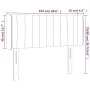 Kopfteil aus schwarzem Samt mit LED 103x16x78/88 cm von vidaXL, Kopf- und Fußteile - Ref: Foro24-3123518, Preis: 61,29 €, Rab...