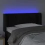 Black velvet headboard with LED 83x16x78/88 cm by vidaXL, Headboards and footboards - Ref: Foro24-3123506, Price: 49,82 €, Di...
