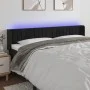 Kopfteil aus schwarzem Samt mit LED 183x16x78/88 cm von vidaXL, Kopf- und Fußteile - Ref: Foro24-3123536, Preis: 88,37 €, Rab...