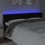 Kopfteil aus schwarzem Samt mit LED 183x16x78/88 cm von vidaXL, Kopf- und Fußteile - Ref: Foro24-3123536, Preis: 88,37 €, Rab...