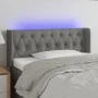 Dark gray fabric headboard with LED 103x16x78/88 cm by vidaXL, Headboards and footboards - Ref: Foro24-3123563, Price: 56,65 ...
