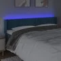 Dark blue velvet LED headboard 183x16x78/88 cm by vidaXL, Headboards and footboards - Ref: Foro24-3123538, Price: 85,93 €, Di...
