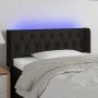 Black fabric headboard with LED 93x16x78/88 cm by vidaXL, Headboards and footboards - Ref: Foro24-3123556, Price: 56,35 €, Di...