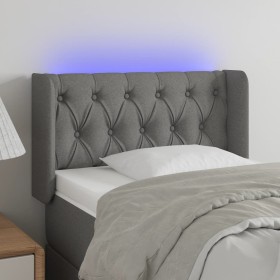 Cabecero con LED de tela gris oscuro 83x16x78/88 cm de vidaXL, Cabeceros y pies de cama - Ref: Foro24-3123547, Precio: 52,67 ...