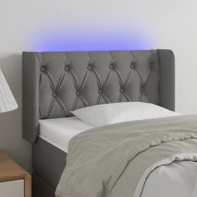 Cabecero con LED de tela gris oscuro 83x16x78/88 cm de vidaXL, Cabeceros y pies de cama - Ref: Foro24-3123547, Precio: 55,43 ...