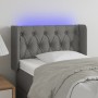 Cabecero con LED de tela gris oscuro 83x16x78/88 cm de vidaXL, Cabeceros y pies de cama - Ref: Foro24-3123547, Precio: 52,67 ...