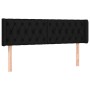 Cabecero con LED de tela negro 163x16x78/88 cm de vidaXL, Cabeceros y pies de cama - Ref: Foro24-3123580, Precio: 85,61 €, De...