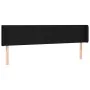 Black fabric headboard with LED 183x16x78/88 cm by vidaXL, Headboards and footboards - Ref: Foro24-3123490, Price: 70,92 €, D...
