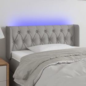 Cabecero con LED de tela gris claro 103x16x78/88 cm de vidaXL, Cabeceros y pies de cama - Ref: Foro24-3123562, Precio: 52,62 ...