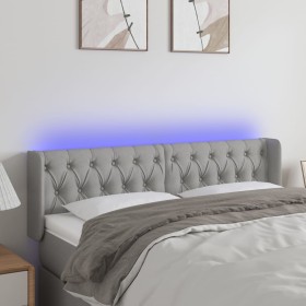 Cabecero con LED de tela gris claro 147x16x78/88 cm de vidaXL, Cabeceros y pies de cama - Ref: Foro24-3123570, Precio: 75,83 ...