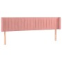 Cabecero con LED de terciopelo rosa 183x16x78/88 cm de vidaXL, Cabeceros y pies de cama - Ref: Foro24-3123539, Precio: 76,54 ...
