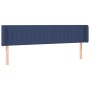 Cabecero con LED de tela azul 183x16x78/88 cm de vidaXL, Cabeceros y pies de cama - Ref: Foro24-3123494, Precio: 74,80 €, Des...