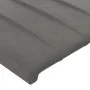 Hellgraues Samtkopfteil mit LED 203x16x78/88 cm von vidaXL, Kopf- und Fußteile - Ref: Foro24-3123540, Preis: 87,40 €, Rabatt: %